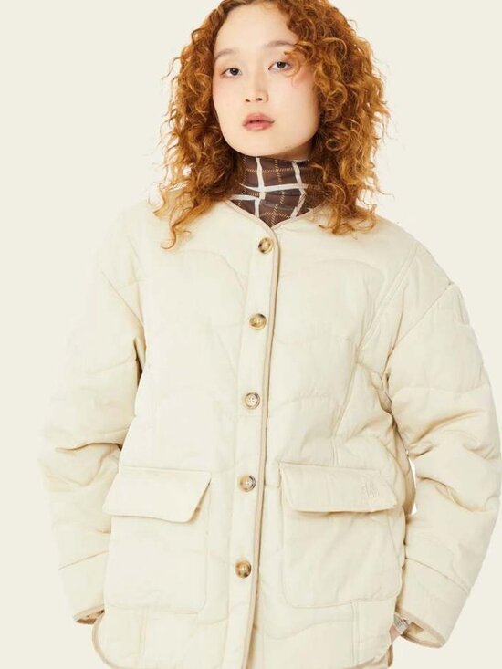 Find Me Now Jackets & Blazers - Find Me Now Mica Quilted Jacket in Sand